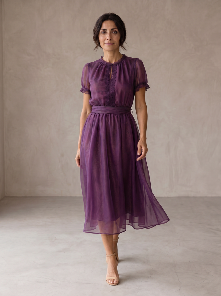 Robe Longue Flavie ? Élégance Romantique et Confort Absolu 1