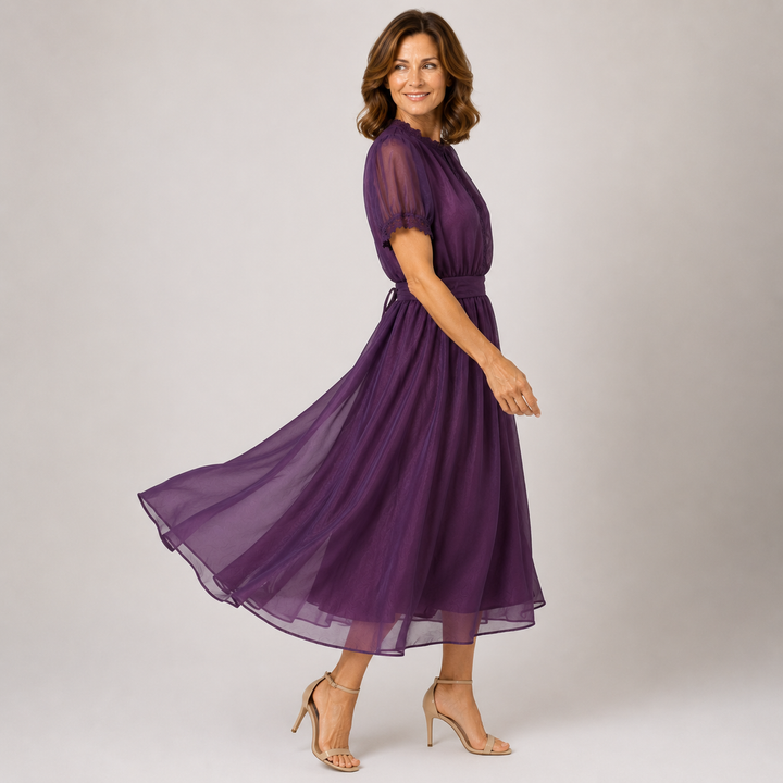 Robe Longue Flavie ? Élégance Romantique et Confort Absolu 3