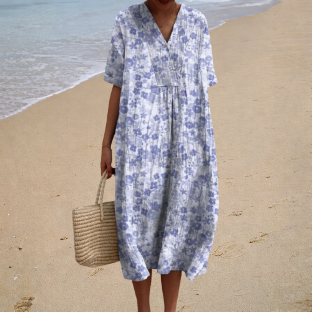 Robe Longue Fleurie Maristella ? Élégance Naturelle et Confort Estival 0