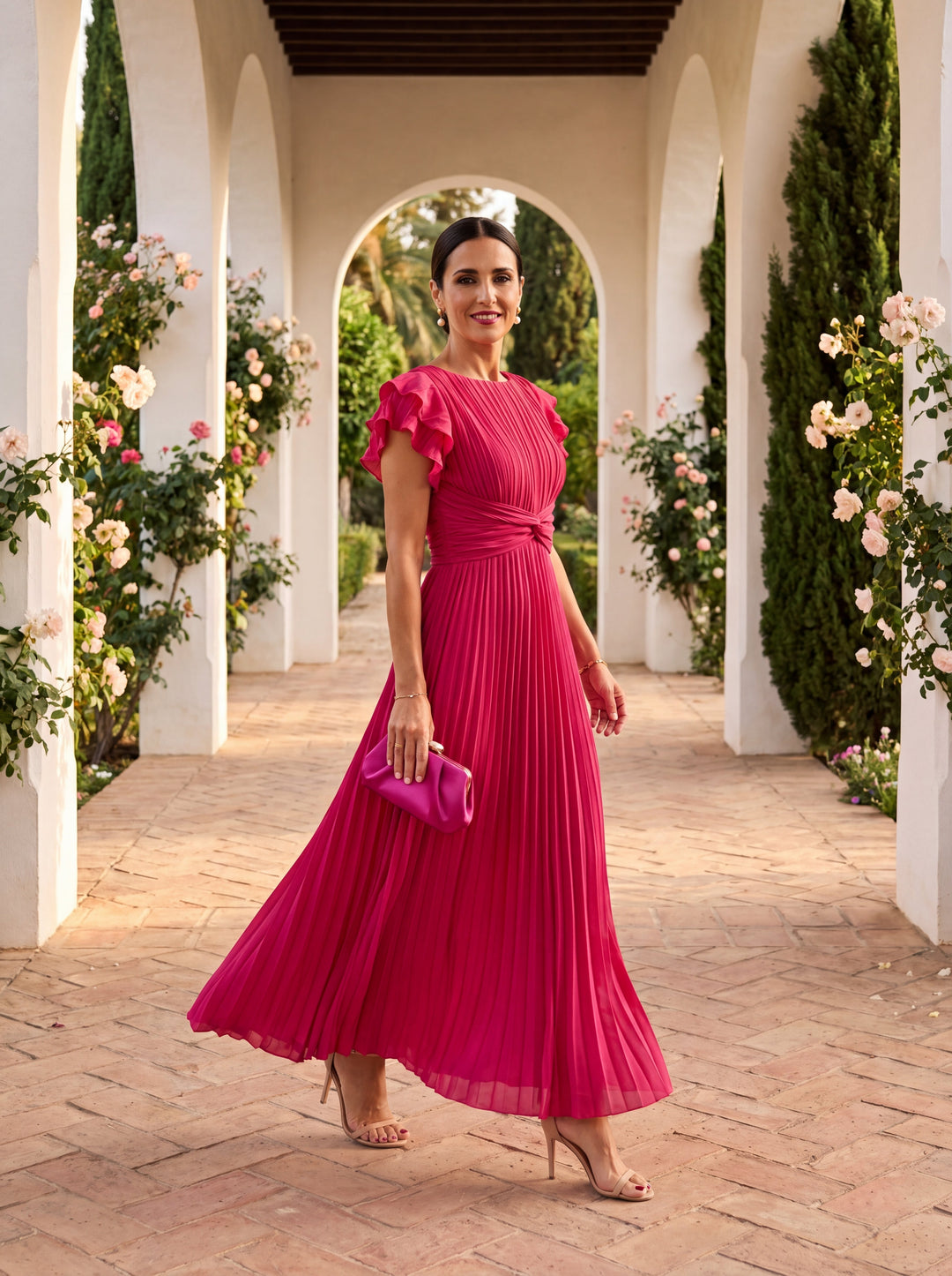 Robe Longue Plissée Séraphine ? Élégance et Confort Sublimés 4