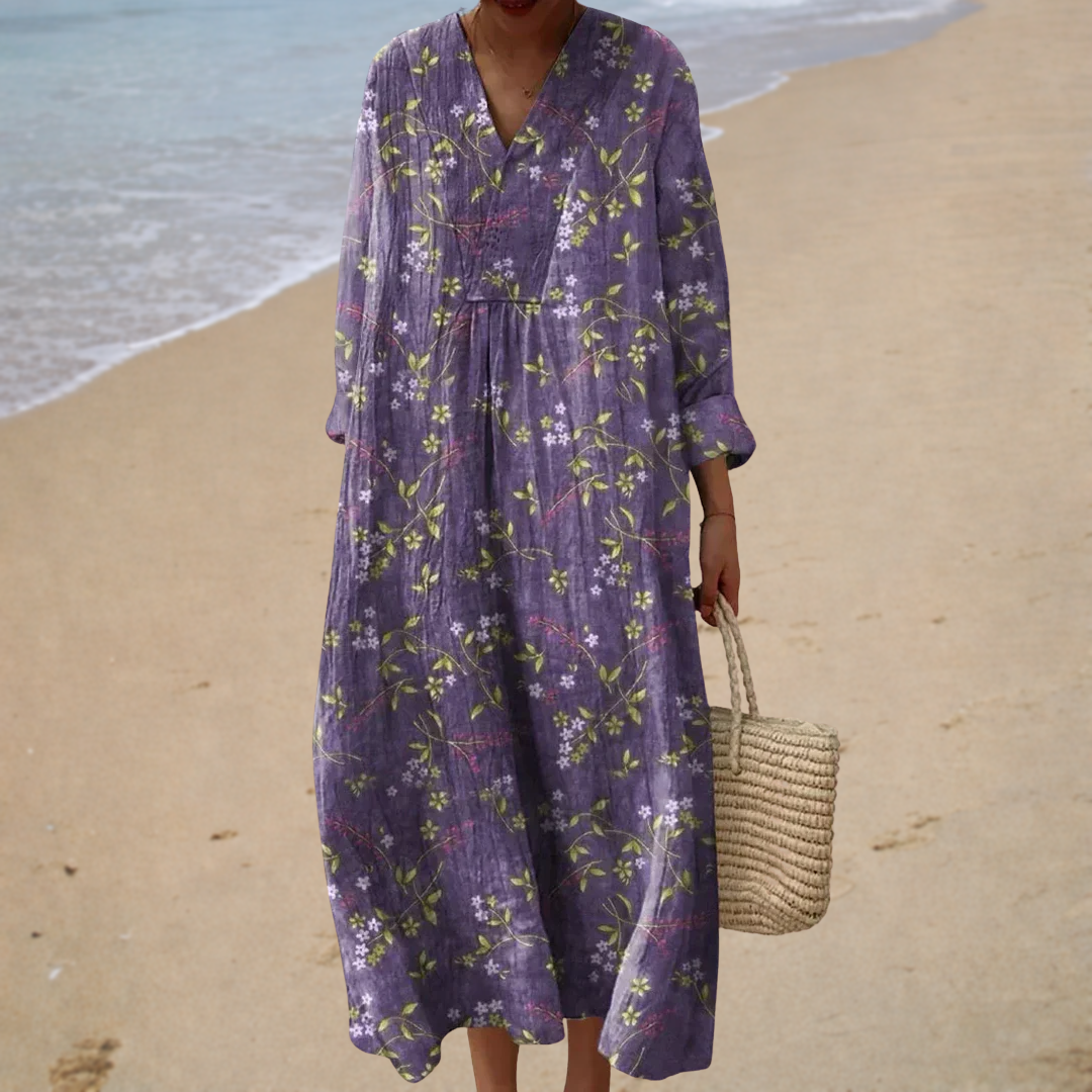 Robe Longue à Fleurs Isadora ? Élégance Naturelle et Confort Estival 0
