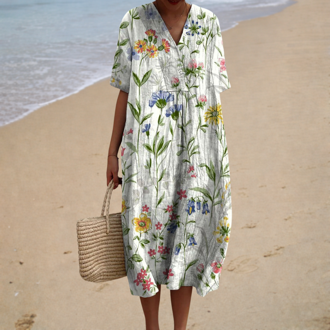 Robe Longue à Fleurs ? Élégance Naturelle et Confort Estival 0