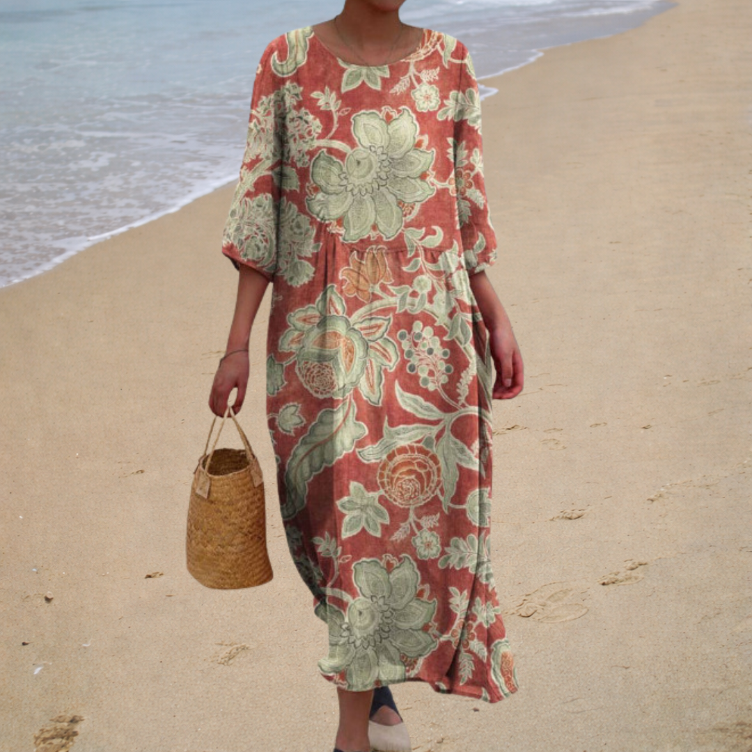 Robe Longue à Fleurs ? Élégance Naturelle et Confort Estival 0