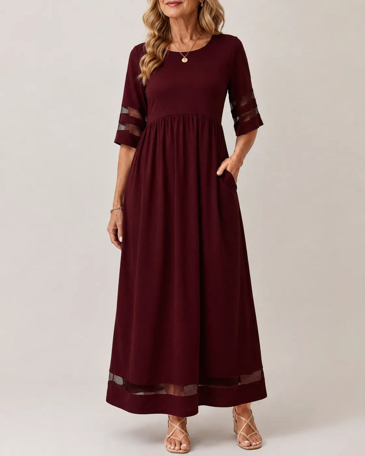 Robe Midi Femme Aubrey ? Élégance Chic et Confort au Quotidien 2