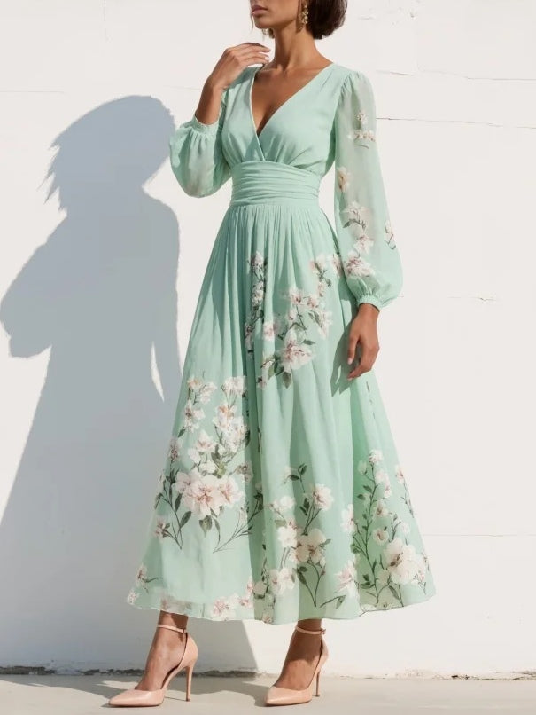 Robe Midi Femme Fleurie ? Élégance Chic et Confort Absolu 3