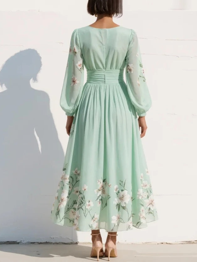 Robe Midi Femme Fleurie ? Élégance Chic et Confort Absolu 4