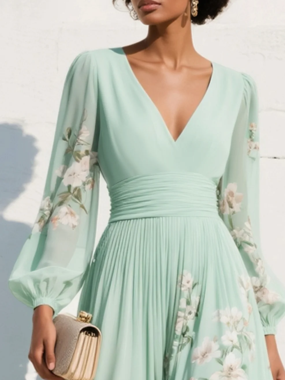 Robe Midi Femme Fleurie ? Élégance Chic et Confort Absolu 5