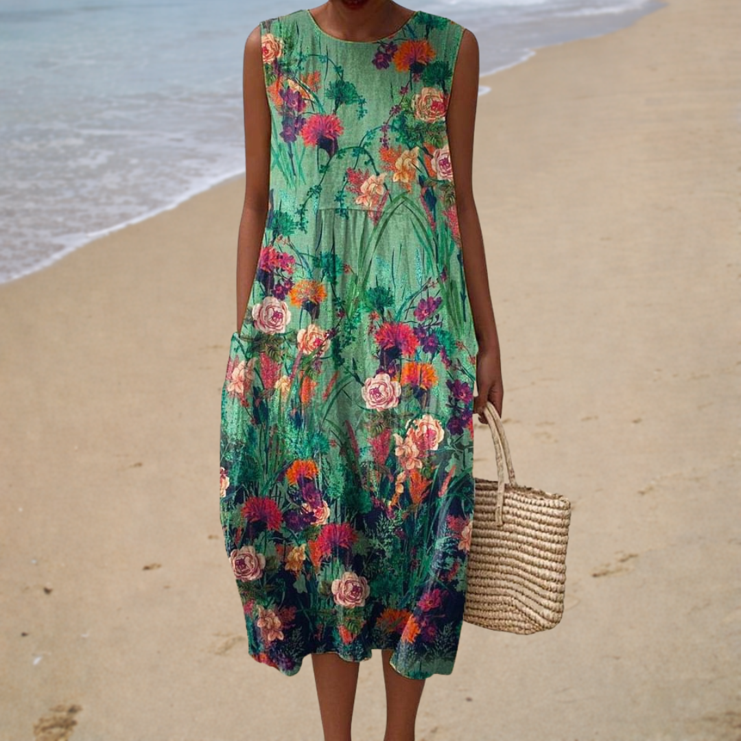 Robe Midi Fleurie ? Élégance Naturelle pour Vos Jours Ensoleillés 0
