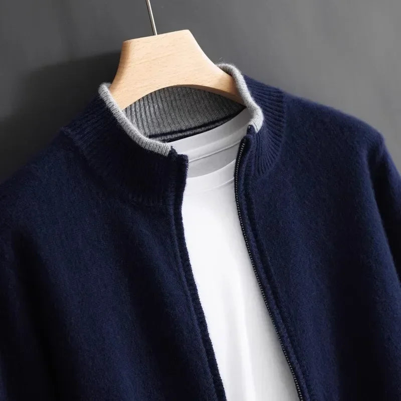 Veste Zain en mélange luxueux Zippée