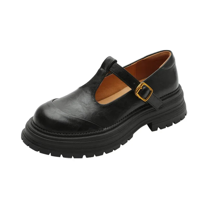 Mary Janes | Élégante Chaussure en Cuir