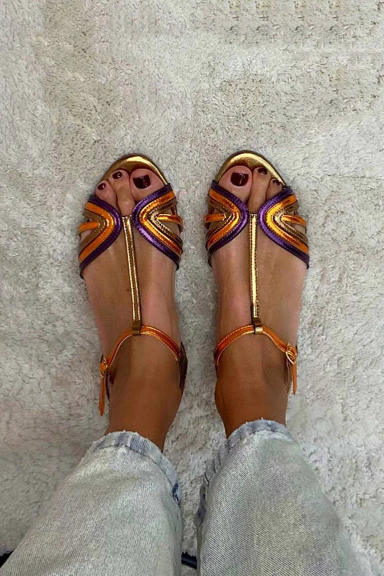 Sandales Femme Shela ? Élégance Colorée et Confort Estival 1