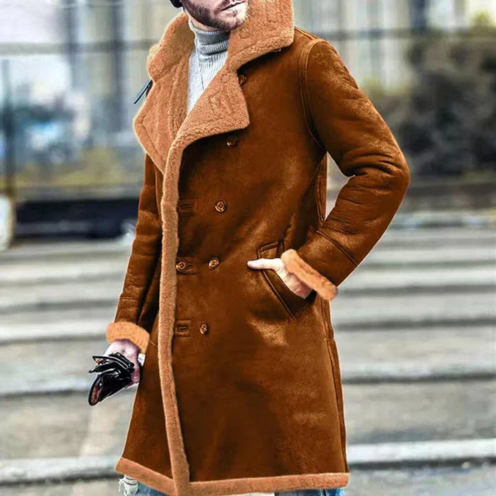 Archibald | Manteau Long en Fleece Rétro