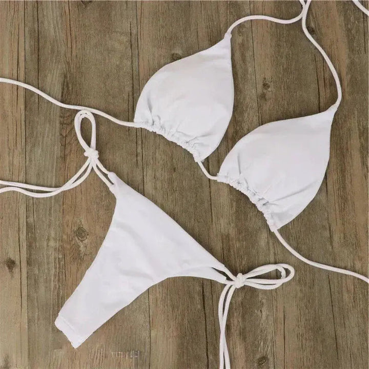 Solea Femme Bikini | Brillance Dorée, Coupe Élégante 4