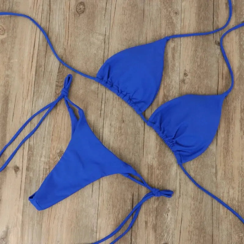 Solea Femme Bikini | Brillance Dorée, Coupe Élégante 5