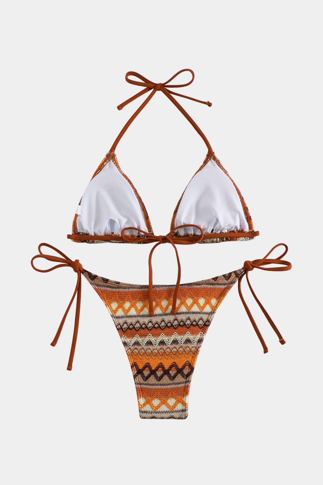 Solea Femme Ensemble Bikini Triangle | Attaches Réglables, Style Bohème 1