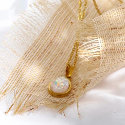 Collier doré Ocean Drop