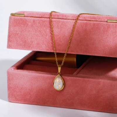 Collier doré Ocean Drop