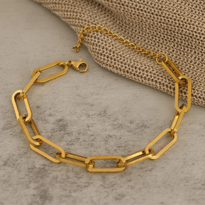 Title: Bracelet maille trombone Jessie
