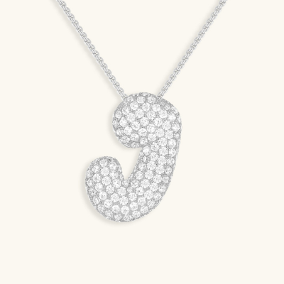Collier initiales dorées scintillantes