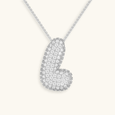 Collier initiales dorées scintillantes