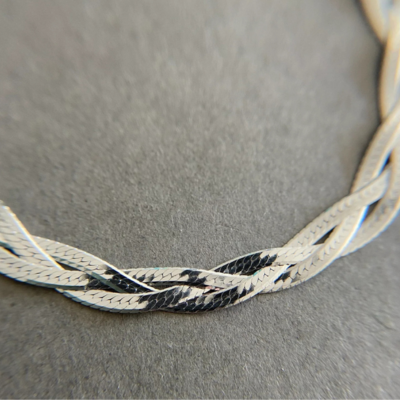 Bracelet doré tressé Palm