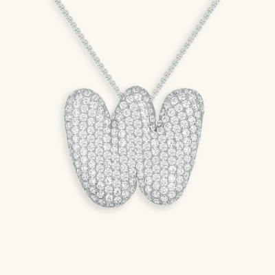 Collier initiales dorées scintillantes