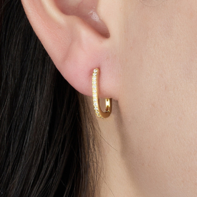 Title: Boucles d'oreilles carrées Melissa