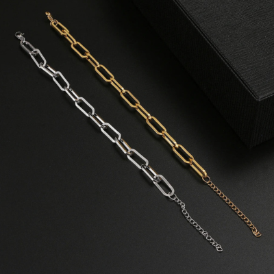 Title: Bracelet maille trombone Jessie