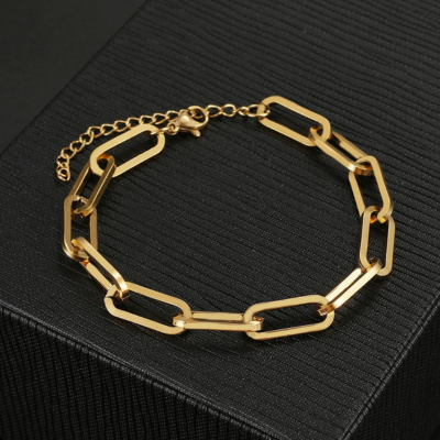 Title: Bracelet maille trombone Jessie