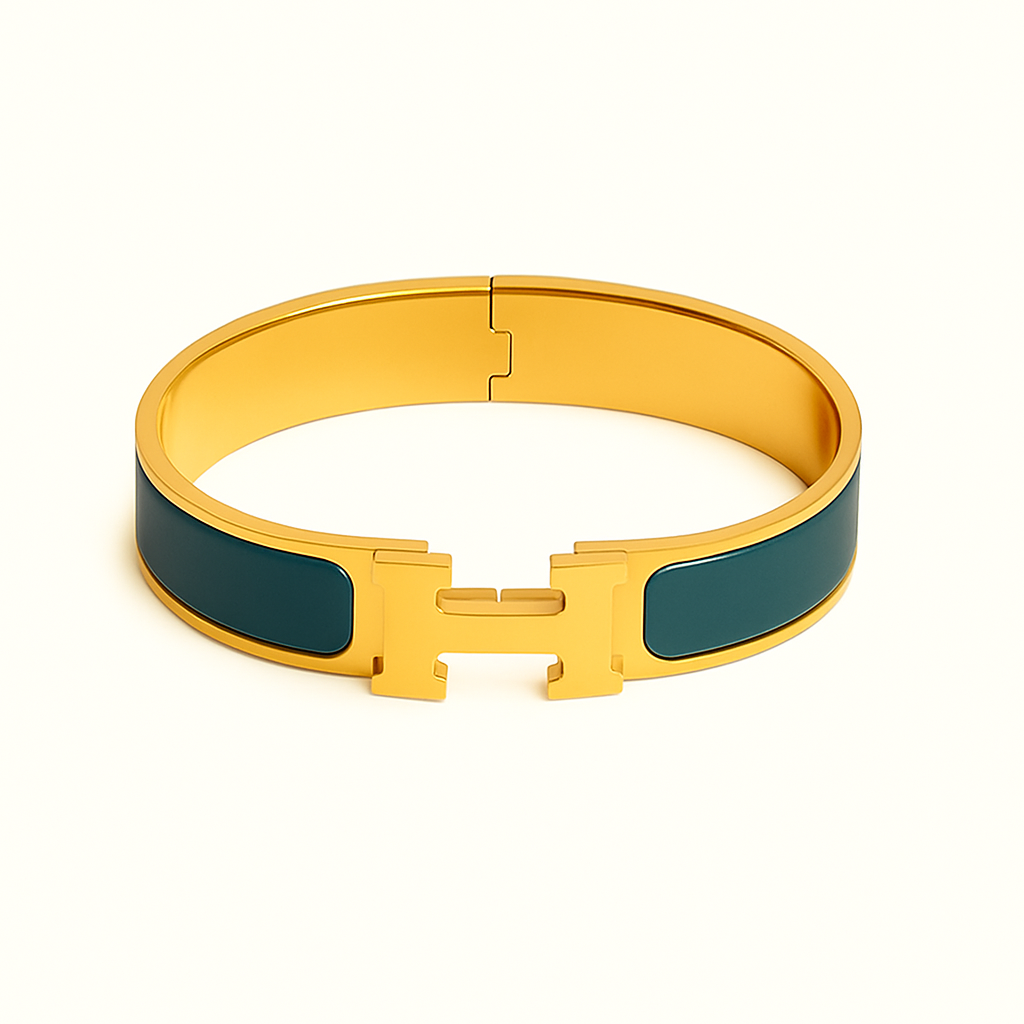 Bracelet jonc bicolore Helene H