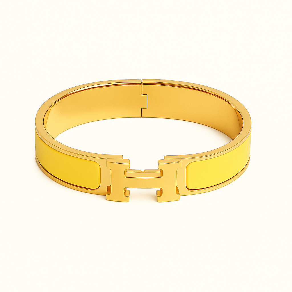 Bracelet jonc bicolore Helene H