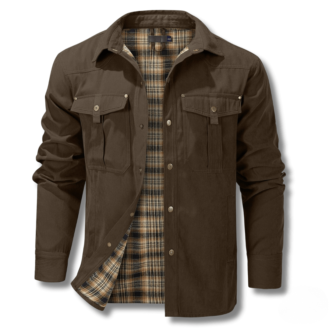 Burke | Veste Rover Doublée en Flanelle