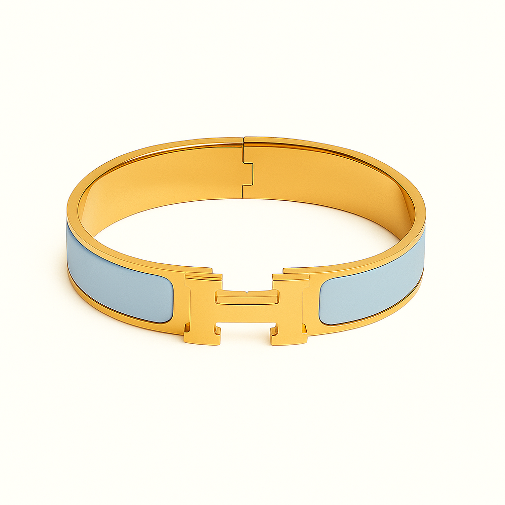 Bracelet jonc bicolore Helene H