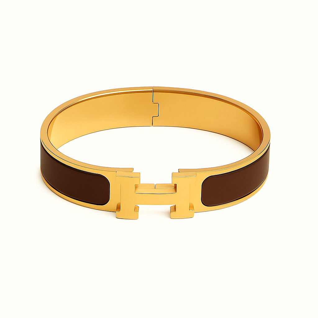 Bracelet jonc bicolore Helene H
