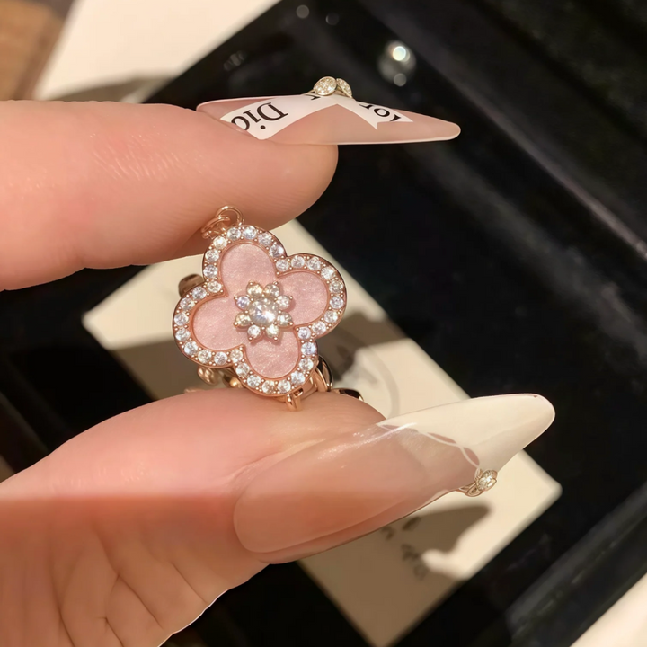 Bracelet trèfle rose Sakura