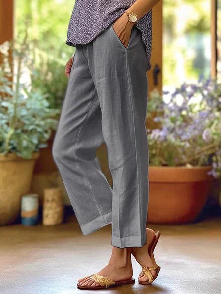 Manona | Le pantalon fluide en lin idéal per les journées chaudes