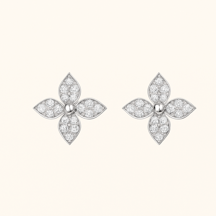 Boucles d'oreilles fleuries Nicole