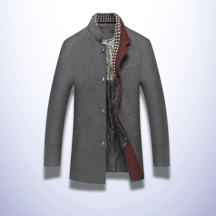 Exeter | Manteau d'hiver avec col en écharpe épais