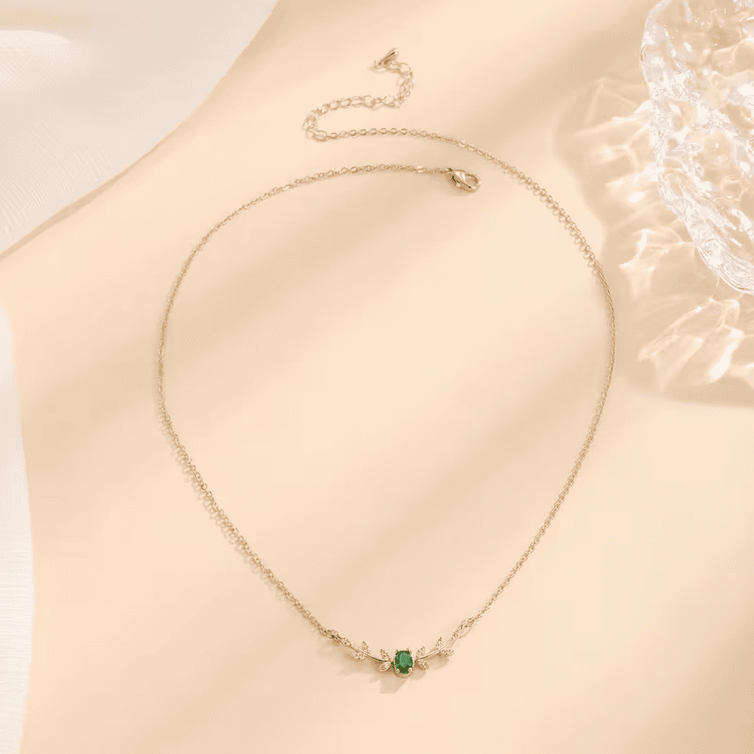 Émilie | Collier Émeraude