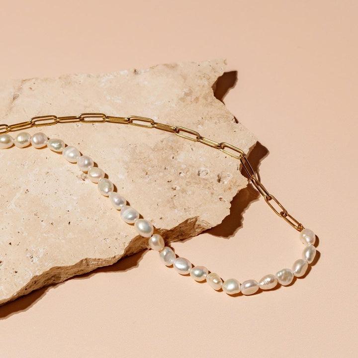 Coline | Collier en Or et Perles