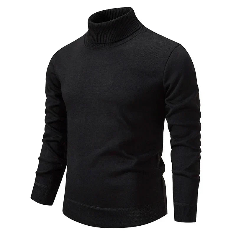 Franck | Élégant Pull Col Roulé